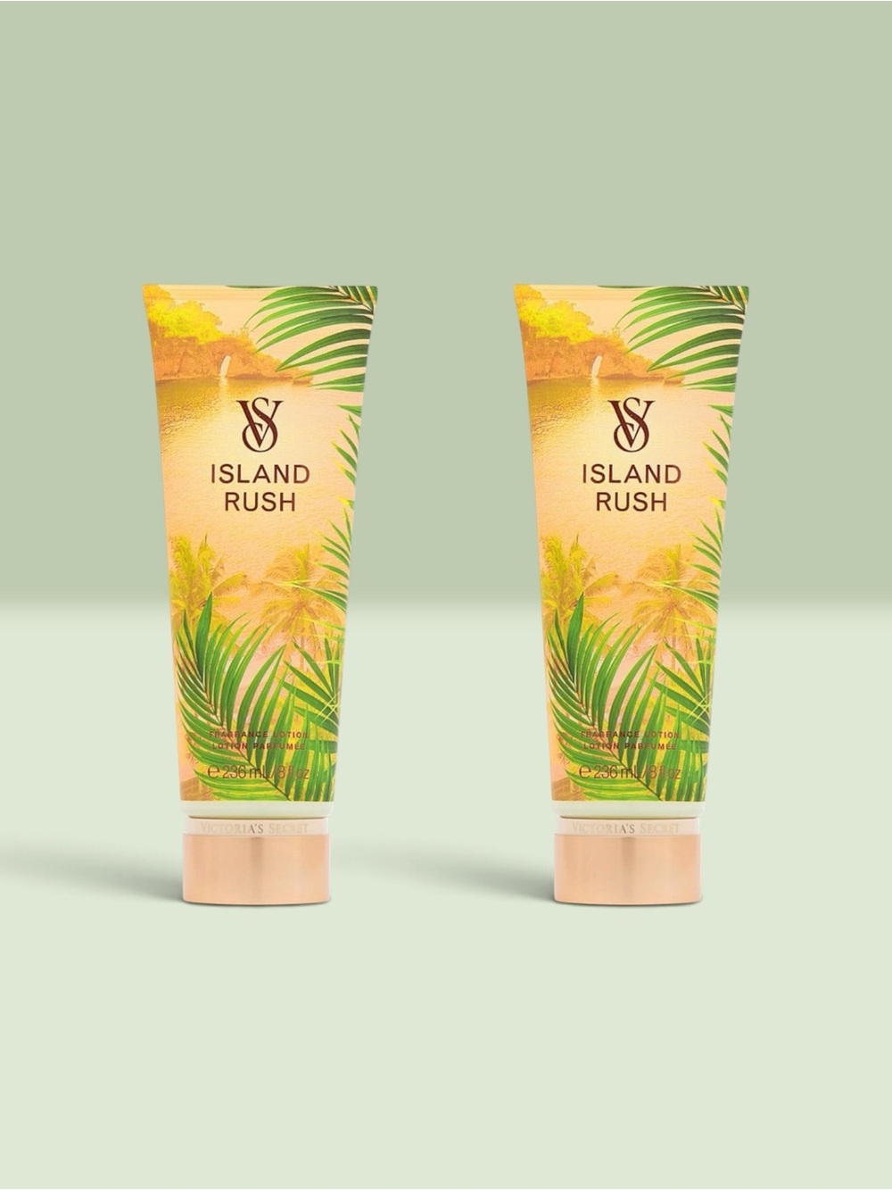 Victoria's Secret ISLAND RUSH Fragrance Lotion ~ 8 fl.oz. ( Lot of 2 )